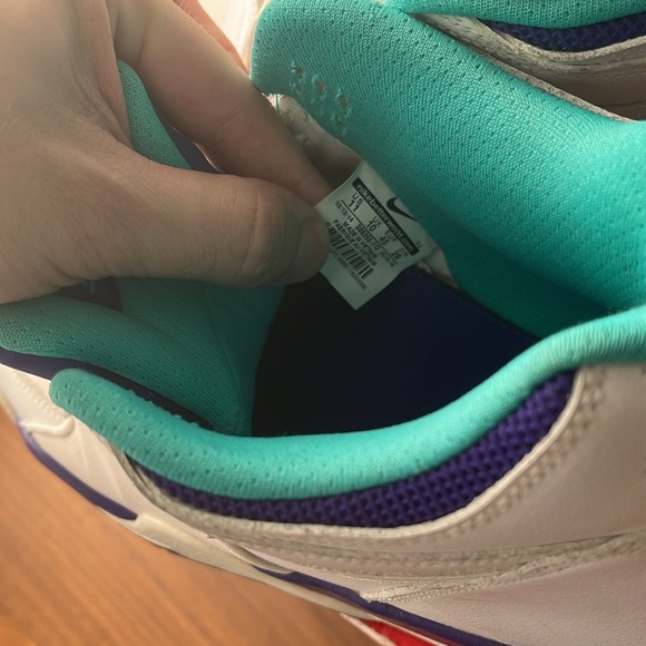 Vintage Display Pair Nike Air Flight ‘89.  Ultra rare Grape Colorway. Size 11 - Picture 5 of 7